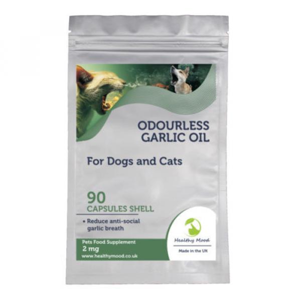 Odourless Garlic Oil 2mg Dogs and Cats Pets Supplement 30/60/90/120/180 Capsules #5 image