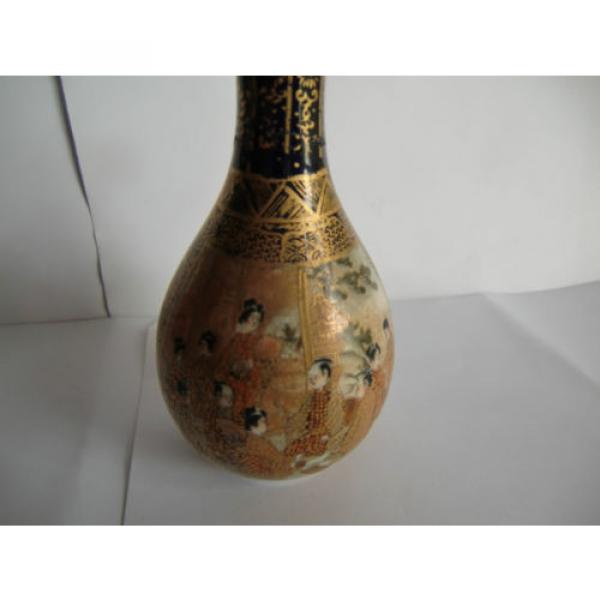 Satsuma Garlic Bulb Shaped Bottle/ Vase - Satsuma Mark Six Character Mark #5 image